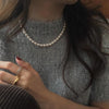 Australian White Pearl Necklace For Women Light Luxury Minority
